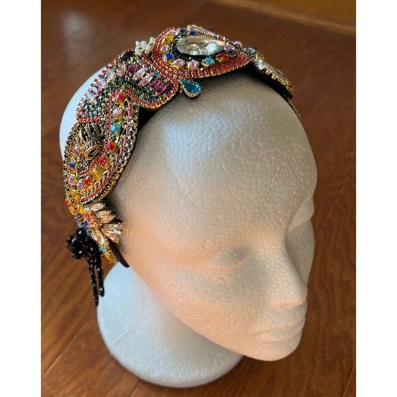New Handmade Bohemian Crystal Headband main image 4